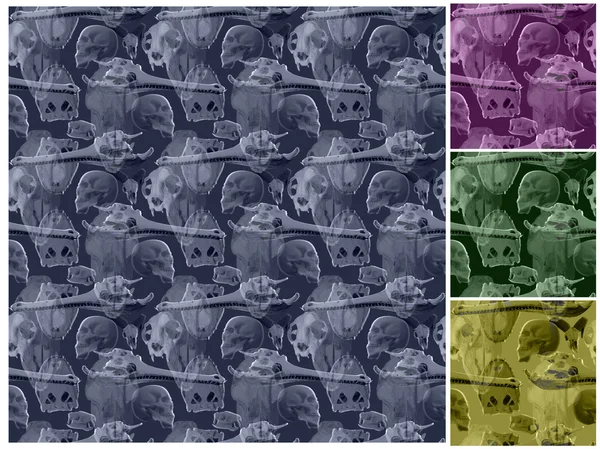 Skull Seamless Pattern — Stock Photo, Image