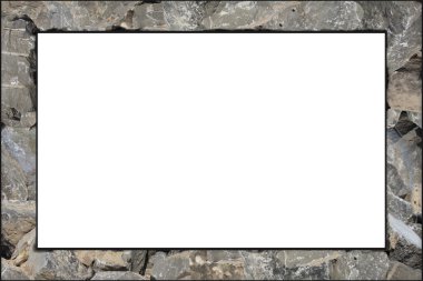 Frame of rocks clipart