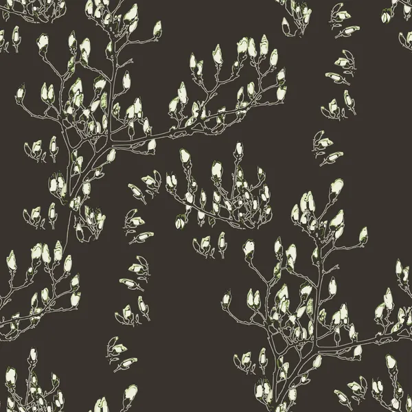 Modèle de Magnolia — Image vectorielle