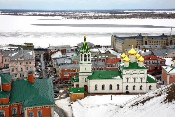 Храм Рождества Иоанна Предтечи в Нижнем Новгороде — стоковое фото