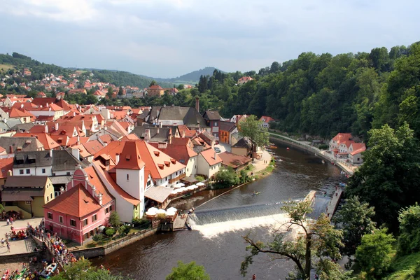 Scenic view of Czech Krumlov Stock Picture