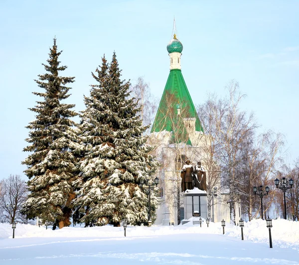 Catedral de Arcanjo em Nizhny Novgorod Kremlin — Fotografia de Stock
