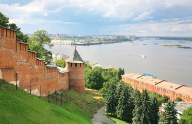 Nizhny Novgorod Kremlin Russia clipart