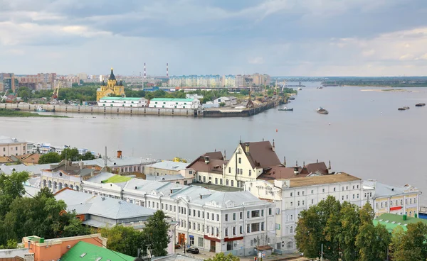 Найстаріших вулиць в Нижньому Новгороді у Росії — стокове фото