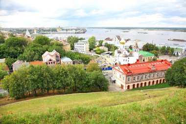 panoramik yaz Nijniy novgorod, Rusya Federasyonu