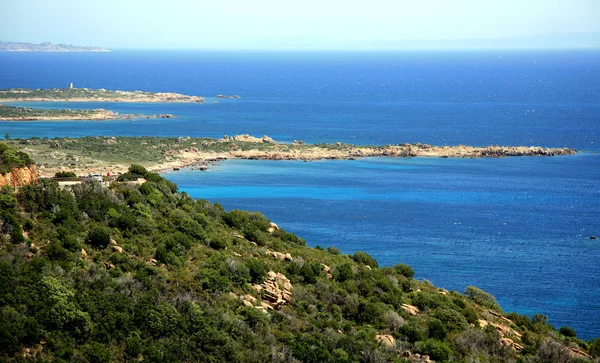 Paesaggio marino in Corsica, Francia — Foto Stock