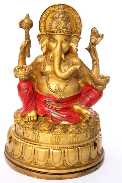 Deus Ganesh em fundo branco — Fotografia de Stock