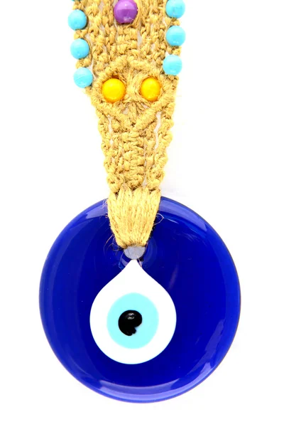 stock image Turkish amulet evil eye on white background