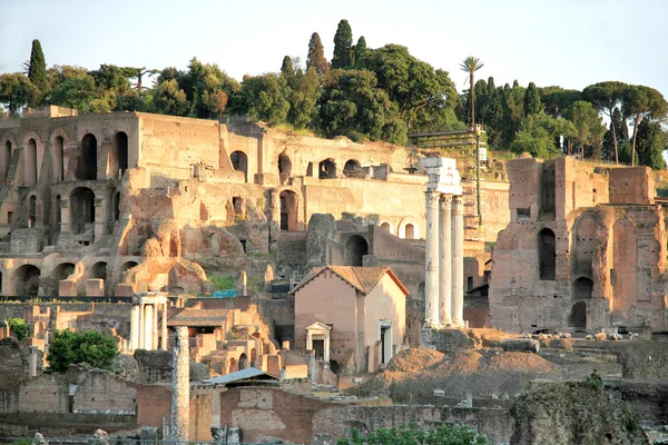 Utsikt över forum Romanum, Italien — Stockfoto