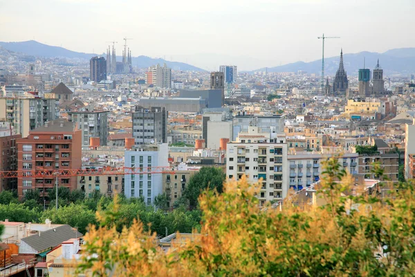 Barcelona, spain视图 — 图库照片