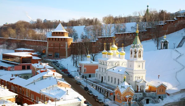 Kerk van de geboorte van st.john de Doper Nizjni novgorod — Stockfoto