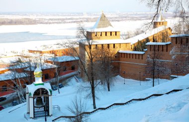 Alarm zili nizhny novgorod kremlin Rusya