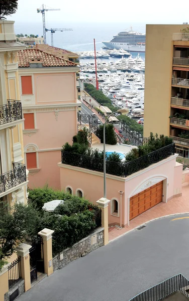 One of the streets Monaco Monte Carlo — Stock Photo, Image
