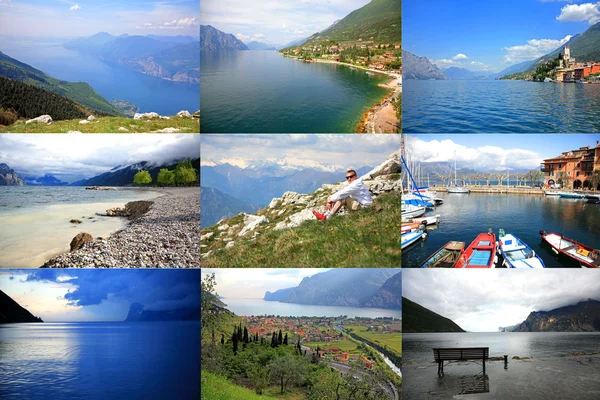 La dolce vita - lago di garda in italien — Stockfoto