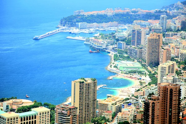 Panorama över Monaco — Stockfoto