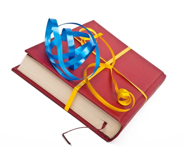 Book and ribbons — Stock Photo, Image