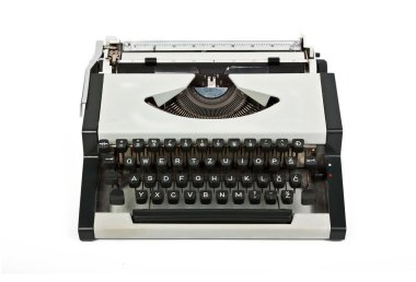 Typewriter in good condition clipart