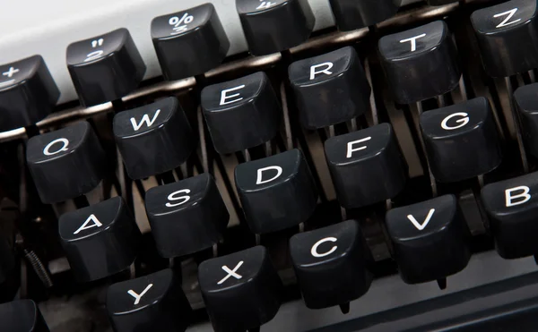 Teclado da máquina de escrever — Fotografia de Stock
