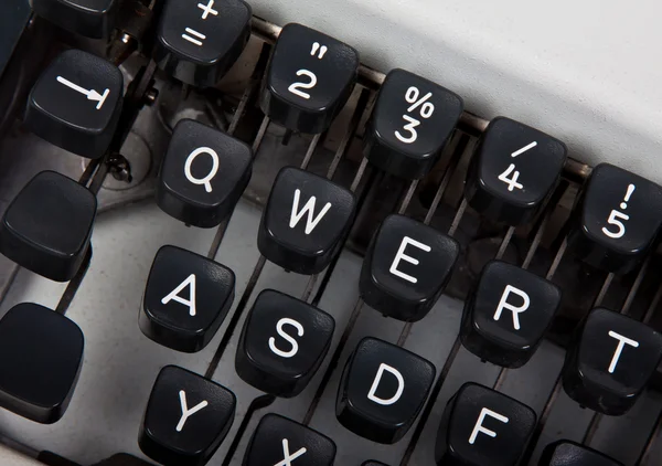 タイプライターのキーボード — ストック写真