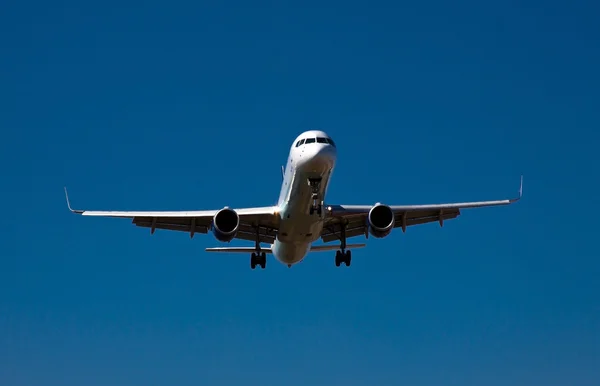 stock image Landing airplane