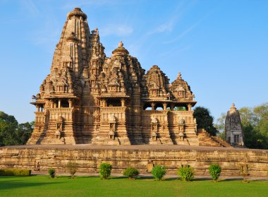 Temple in Khajuraho India clipart