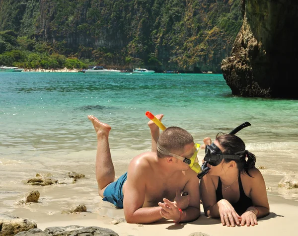 Couple sur les îles Phi Phi — Photo
