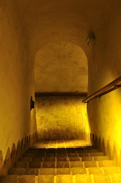Stairs to the old dungeon. — Stock Photo, Image