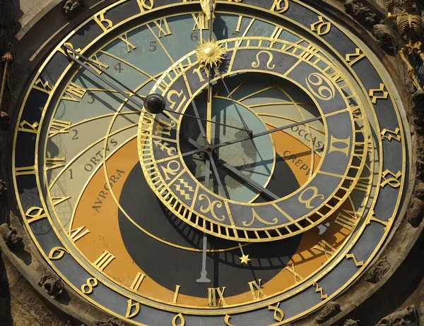 Vecchio orologio a Praga — Foto Stock