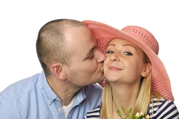 Feliz pareja joven — Foto de Stock