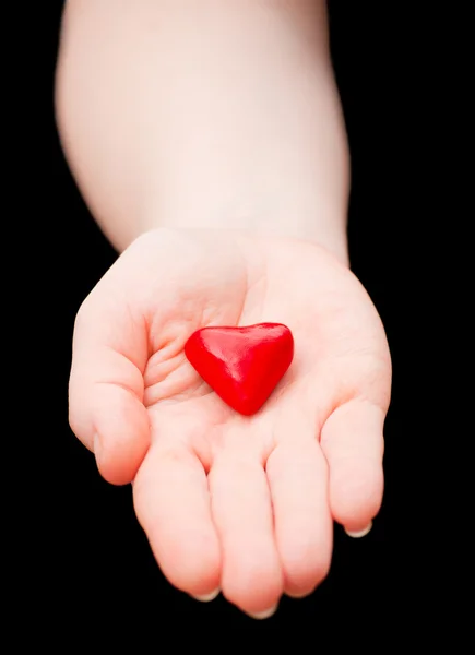 Heart in hand — Stock Photo, Image