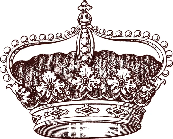Queen crown — Stock Vector
