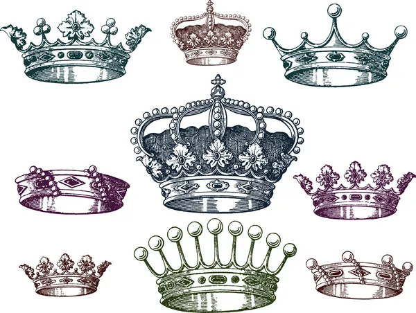 Старая корона — стоковый вектор