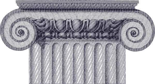 Illustrazione classica della colonna — Vettoriale Stock