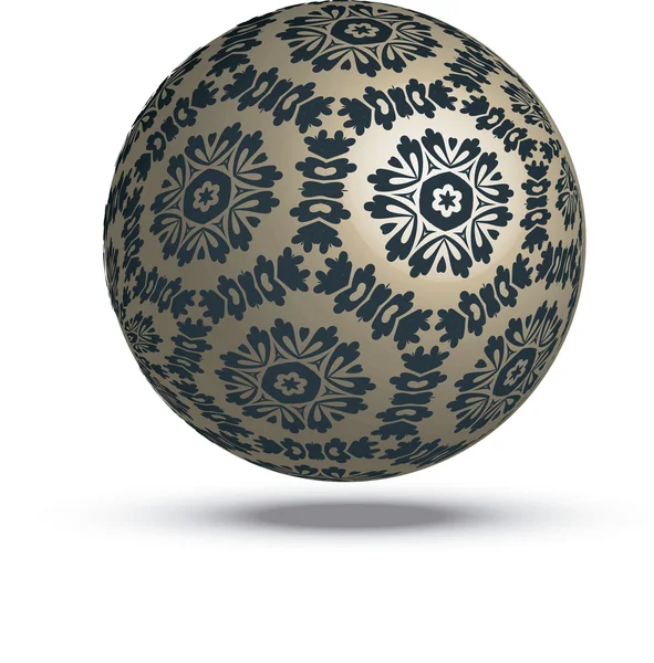 Ретро мяч — стоковый вектор