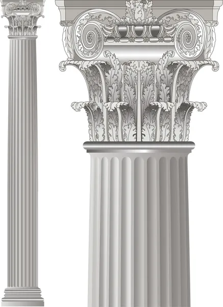 Set klassieke kolommen — Stockvector