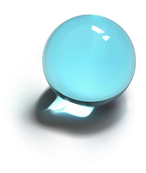 Ilustración vectorial de bola de cristal — Vector de stock
