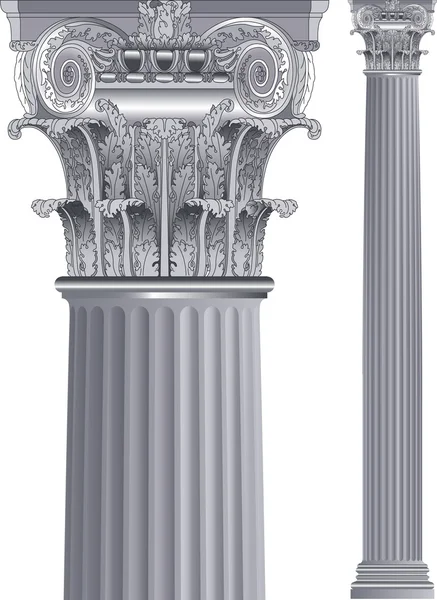 Colonna classica — Vettoriale Stock