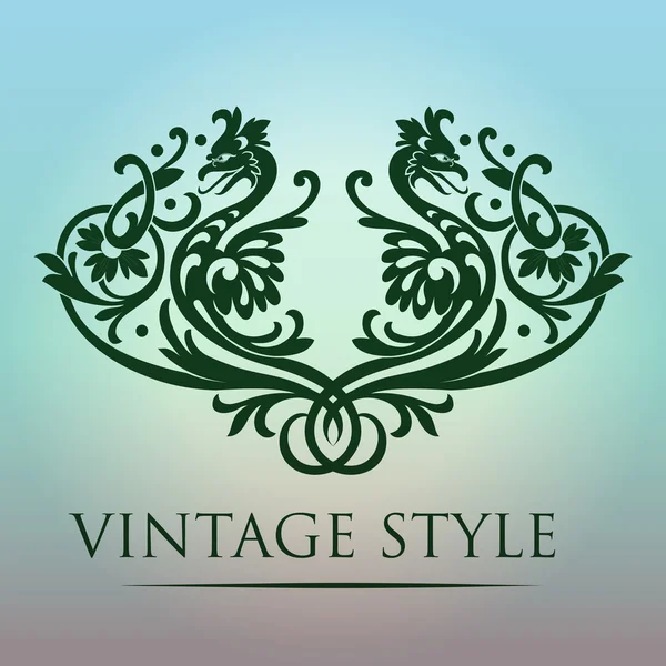 Vintage stijl — Stockvector