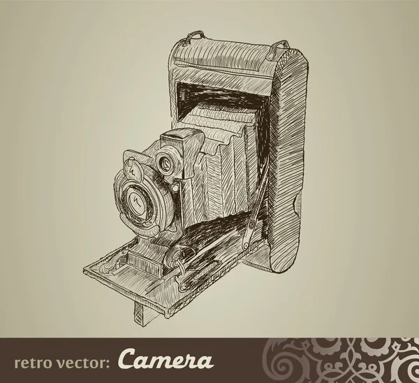 오래 된 카메라 — 스톡 벡터