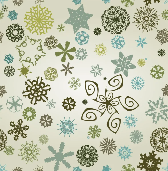 Seemless snowflakes background — Stock Photo, Image
