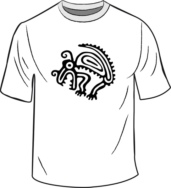 T-shirt com símbolo mexicano — Fotografia de Stock