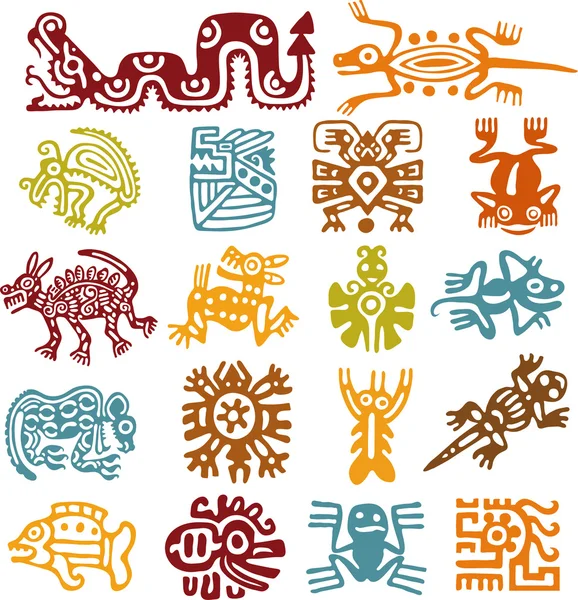 Set - mexican symbols — ストック写真