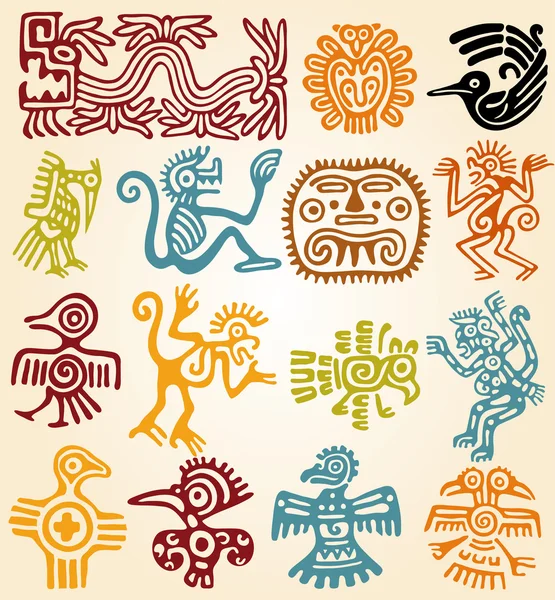 Set - mexican symbols — Stock Photo, Image