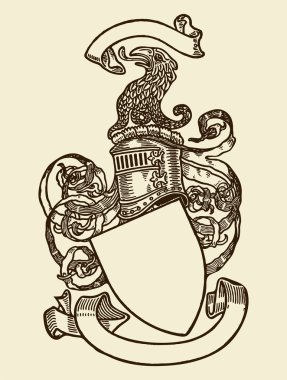 Heraldry shield clipart