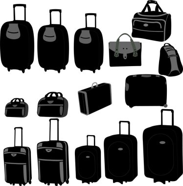 Bags collection - vector clipart