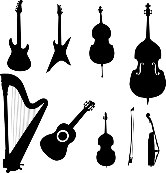 stock vector Musical instruments - vector