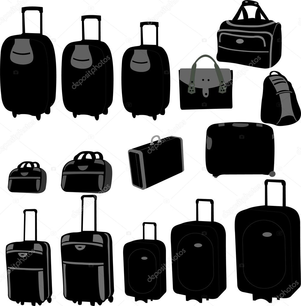Bags collection - vector