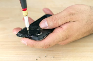 Smart Phone Fix clipart