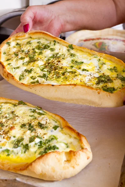 stock image Fresh Turkish Pide