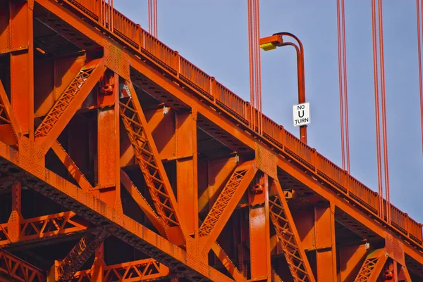 Golden gate-bron vid fort punkt — Stockfoto